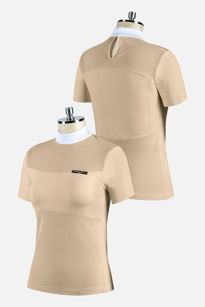 Animo Balmenhorn Ladies Competition Shirt beige equestrian competition clothing in stock near me