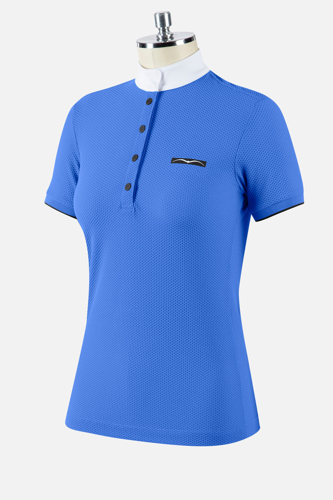 Animo Barby Ladies Competition Shirt azzurro dory blue equestrian competition clothing in stock near me
