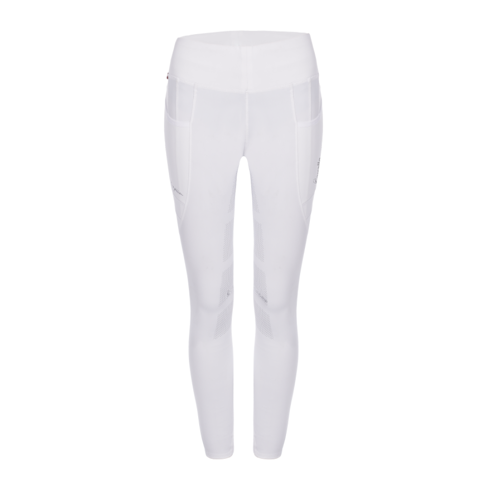 Cavallo SS24 Lin Grip Riding Leggings White