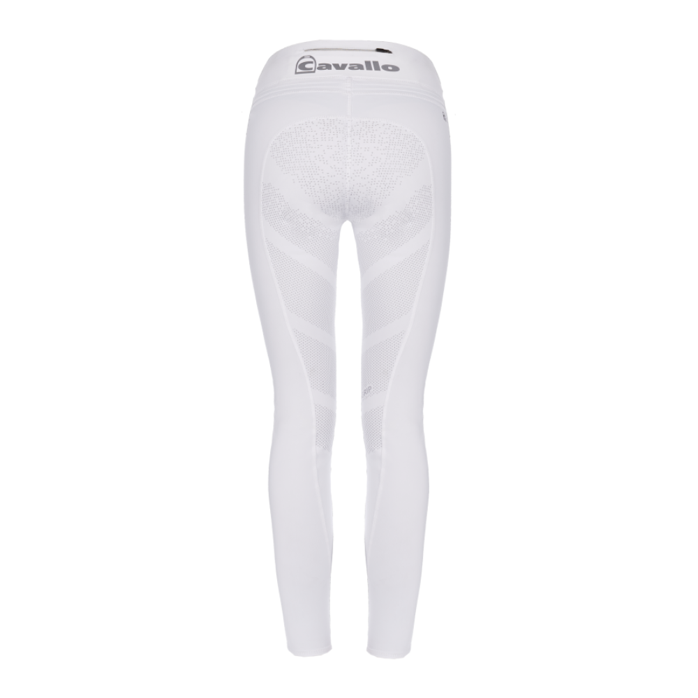 Cavallo SS24 Lin Grip Riding Leggings White